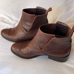 Cole Haan Brown Leather Ankle Boots